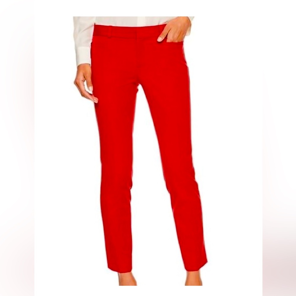 Banana Republic Red Sloan Pants
